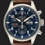 IWC Pilot Chronograph IW377714 (2016) - Blauw wijzerplaat 43mm Staal (2/8)