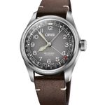 Oris Miles Tonneau 01 754 7779 4063-Set (2026) - Grijs wijzerplaat 38mm Staal (1/1)