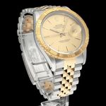 Rolex Datejust Turn-O-Graph 16263 (1991) - Champagne dial 36 mm Gold/Steel case (4/8)