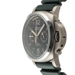 Panerai Luminor 1950 Regatta 3 Days Chrono Flyback PAM00652 (Onbekend (willekeurig serienummer)) - Zwart wijzerplaat 47mm Titanium (6/8)