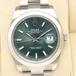 Rolex Datejust 41 126300 (2024) - Green dial 41 mm Steel case (1/8)