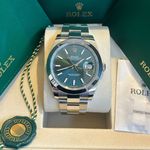Rolex Datejust 41 126300 (2026) - Groen wijzerplaat 41mm Staal (5/6)