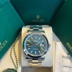 Rolex Datejust 41 126300 (2026) - Groen wijzerplaat 41mm Staal (6/6)