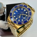 Rolex Submariner Date 116618LB (2020) - Blauw wijzerplaat 40mm Geelgoud (1/8)