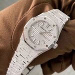 Audemars Piguet Royal Oak Mini 67630BC.GG.1312BC.01 (2025) - Silver dial 23 mm White Gold case (3/8)