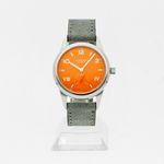 NOMOS Club Campus 710 (2024) - Oranje wijzerplaat 36mm Staal (1/1)