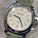 Panerai Luminor Base Logo PAM01087 (2025) - Wit wijzerplaat 44mm Staal (5/5)