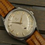 Omega Vintage ref. 2605 12 spider lugs cal 266 steel 36mm (1950) - Onbekend wijzerplaat 36mm Staal (1/8)