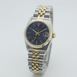Rolex Datejust 31 68273 (1995) - Blue dial 31 mm Gold/Steel case (1/8)