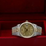 Rolex Datejust 36 16013 (1986) - Gold dial 36 mm Gold/Steel case (3/7)