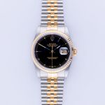 Rolex Datejust 36 16233 (1994) - Black dial 36 mm Gold/Steel case (3/8)