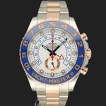 Rolex Yacht-Master II 116681 (2014) - Wit wijzerplaat 44mm Goud/Staal (3/8)