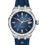 Maurice Lacroix Aikon AI6008-SS000-430-4 (2024) - Blauw wijzerplaat 42mm Staal (2/3)