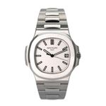 Patek Philippe Nautilus 5711/1A-011 (2018) - Wit wijzerplaat 40mm Staal (2/8)