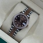 Rolex Datejust 31 278381RBR (2024) - Bruin wijzerplaat 31mm Staal (8/8)