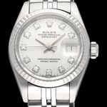 Rolex Lady-Datejust 69174 (1989) - Silver dial 26 mm Steel case (1/8)
