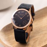 Patek Philippe Calatrava 5026R (Unknown (random serial)) - Black dial 34 mm Rose Gold case (5/8)