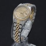 Rolex Lady-Datejust 69173 (1997) - Gold dial 26 mm Gold/Steel case (6/7)