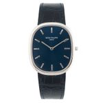 Patek Philippe Golden Ellipse 5738P-001 (2017) - Blauw wijzerplaat 35mm Platina (1/6)