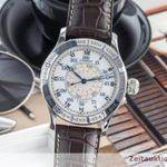 Longines Lindbergh Hour Angle L2.678.4.11.0 (Unknown (random serial)) - White dial 48 mm Steel case (3/8)
