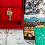 Rolex Lady-Datejust 69173G (1989) - Gold dial 26 mm Gold/Steel case (3/8)