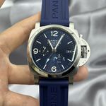 Panerai Luminor 1950 PAM01361 (2024) - Blauw wijzerplaat 44mm Staal (7/8)