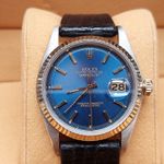 Rolex Datejust 1601 (1975) - Blue dial 36 mm Steel case (1/6)