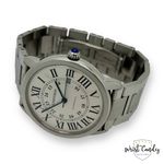 Cartier Ronde Solo de Cartier W6701011 (Unknown (random serial)) - Silver dial 42 mm Steel case (4/8)