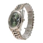 Rolex Day-Date 40 228239 (2022) - Green dial 40 mm White Gold case (3/8)