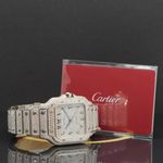 Cartier Santos WSSA0018 (2020) - Diamond dial 40 mm Steel case (5/7)