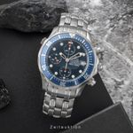 Omega Seamaster Diver 300 M 2298.80.00 (Onbekend (willekeurig serienummer)) - Blauw wijzerplaat 42mm Titanium (3/8)