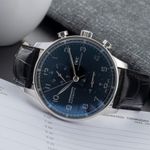 IWC Portuguese Chronograph IW371447 (Unknown (random serial)) - Black dial 41 mm Steel case (2/8)