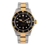 Rolex Submariner Date 16613 (1992) - Zwart wijzerplaat 40mm Goud/Staal (1/5)