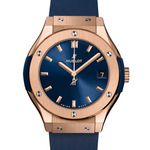 Hublot Classic Fusion Blue 542.OX.7180.RX (2024) - Blue dial 42 mm Rose Gold case (2/3)