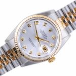 Rolex Datejust 36 16233 (1994) - Silver dial 36 mm Gold/Steel case (1/8)