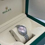 Rolex Lady-Datejust 279384RBR (2024) - Roze wijzerplaat 28mm Staal (3/8)