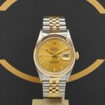 Rolex Datejust 36 16233 (1993) - Gold dial 36 mm Gold/Steel case (1/7)