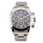 Rolex Daytona 116520 (2001) - Zwart wijzerplaat 40mm Staal (1/1)