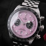 Tudor Black Bay Chrono 79360N (2025) - Roze wijzerplaat 41mm Staal (2/8)