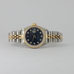 Rolex Lady-Datejust 69173 (1991) - Blue dial 26 mm Gold/Steel case (2/8)