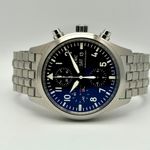 IWC Pilot Chronograph IW371701 (2006) - Black dial 42 mm Steel case (2/8)