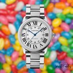 Cartier Ronde Solo de Cartier W6701011 (Unknown (random serial)) - Silver dial 42 mm Steel case (1/8)