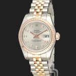 Rolex Lady-Datejust 179171 (2008) - Silver dial 26 mm Gold/Steel case (1/8)