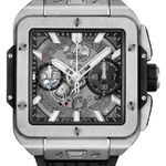 Hublot Square Bang 821.NX.0170.RX (2026) - Transparant wijzerplaat 42mm Titanium (1/1)