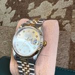 Rolex Datejust 36 16233 (1991) - Silver dial 36 mm Gold/Steel case (5/8)