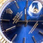 Rolex Datejust 36 16233 (1990) - Blue dial 36 mm Gold/Steel case (2/8)