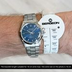 Rolex Air-King 5500 (1978) - Blauw wijzerplaat 34mm Staal (3/8)