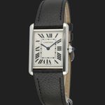 Cartier Tank WSTA0090 (2025) - Silver dial 33 mm Steel case (1/8)