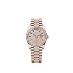Rolex Day-Date 36 128345RBR (2025) - Diamond dial 36 mm Rose Gold case (1/1)