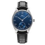 IWC Portuguese Automatic IW358305 (2025) - Blauw wijzerplaat 40mm Staal (1/1)